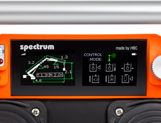 spectrum A. Design spectrum robuste avec écran.