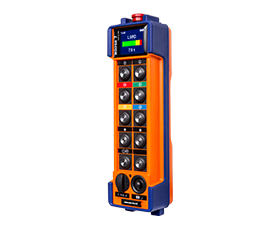 The high-performing push button transmitter with built-in color display.